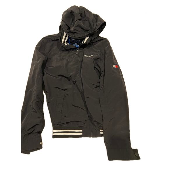 Tommy Hilfiger Hooded Bomber Jacket Mens M - Picture 1 of 4